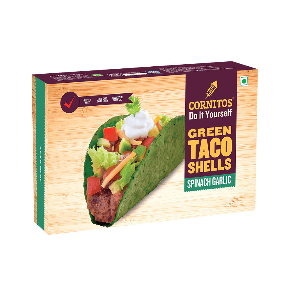 SPINACH GARLIC TACO SHELL DINNER KIT