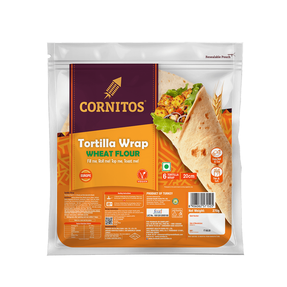 TORTILLA WRAP WHEAT FLOUR