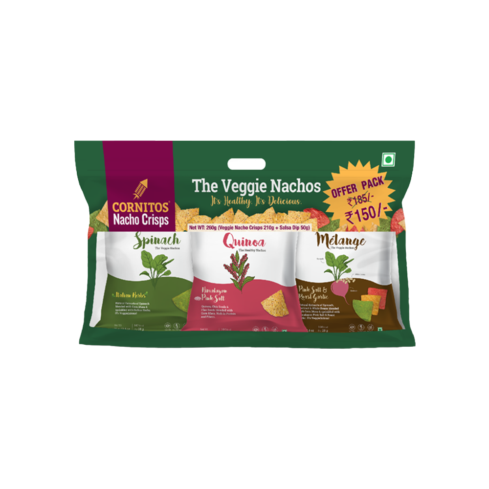 THE VEGGIE NACHOS COMBO PACK (3X60G)